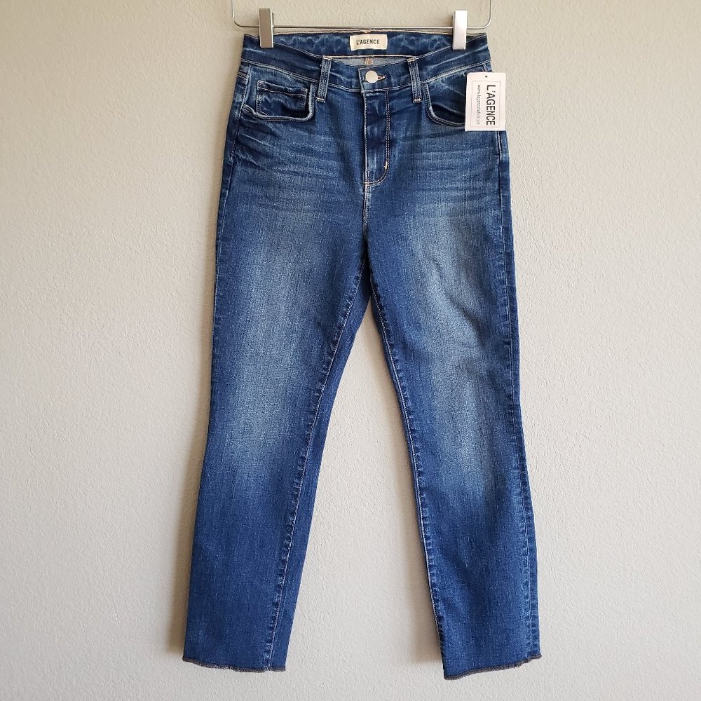 L'AGENCE | High Rise Skinny Jeans Medium Dark Vintage Wash 25 NWT